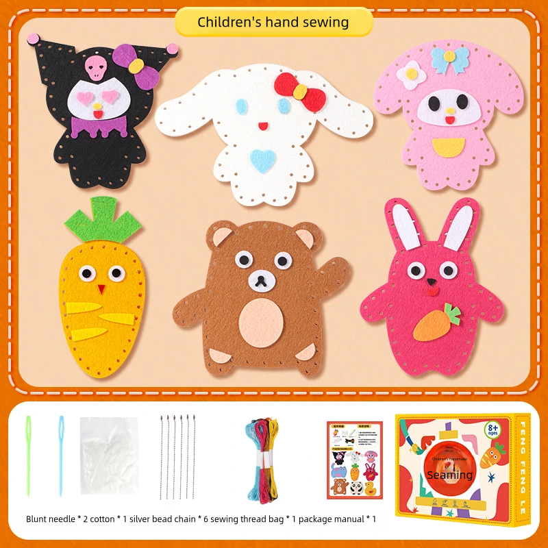 👧🧵DIY varrókészlet, kézzel készített és szórakoztató gyerekeknek