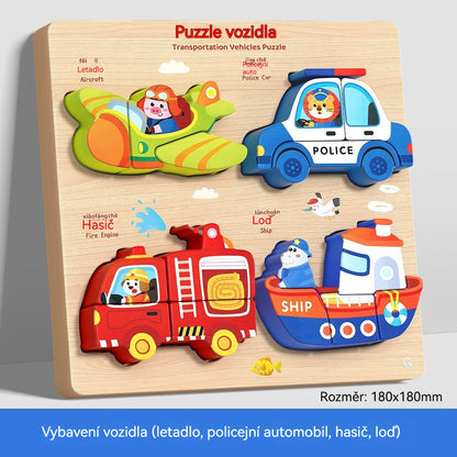 👧🏻🧩 Montessori fa 3D-s kirakó kisgyermekkori neveléshez