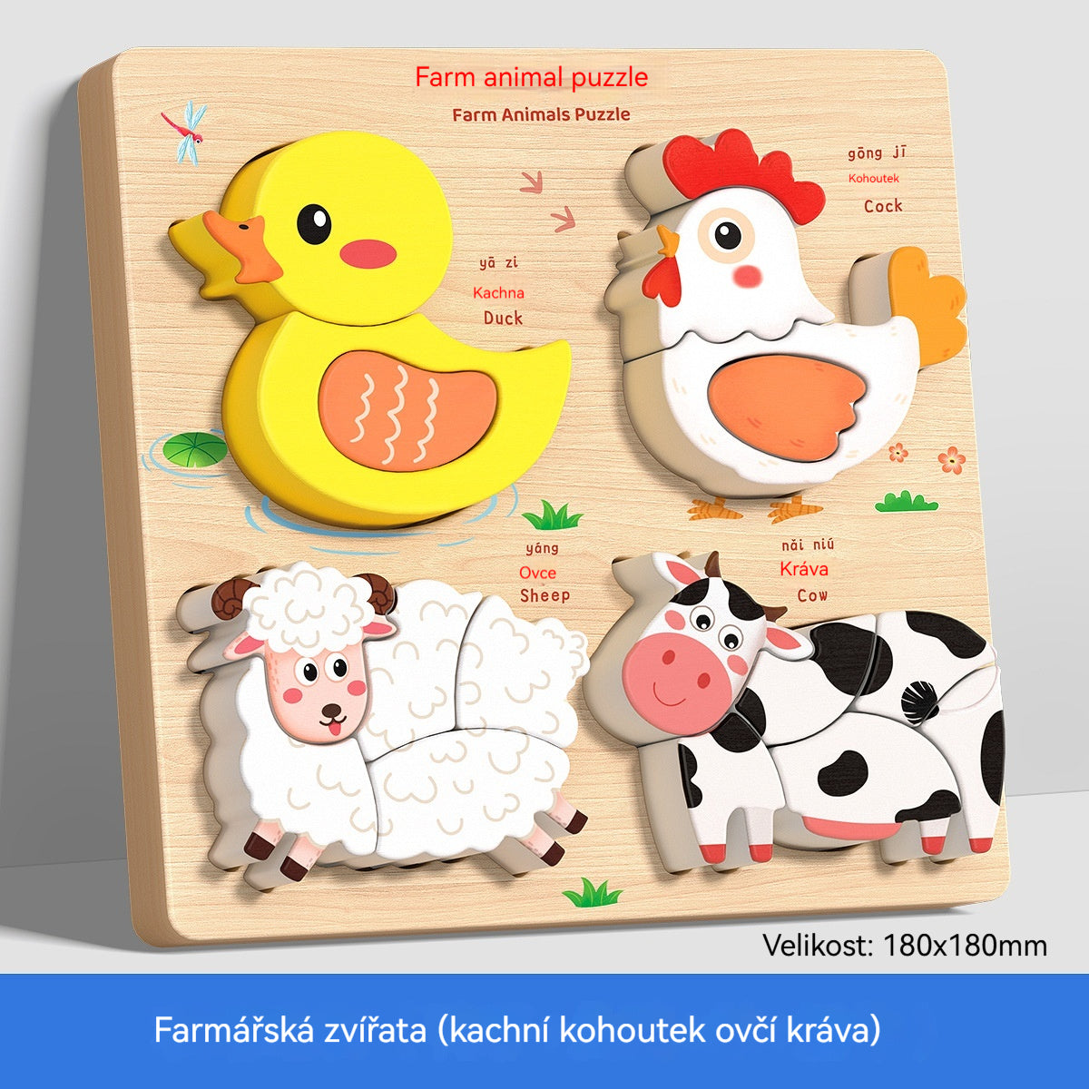 👧🏻🧩 Montessori fa 3D-s kirakó kisgyermekkori neveléshez