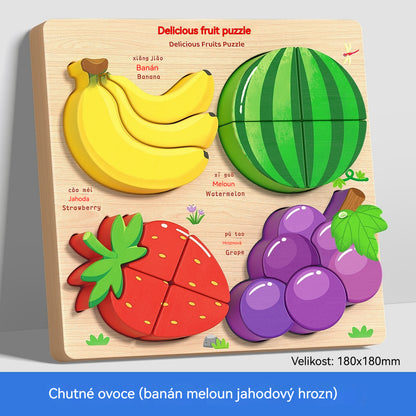 👧🏻🧩 Montessori fa 3D-s kirakó kisgyermekkori neveléshez