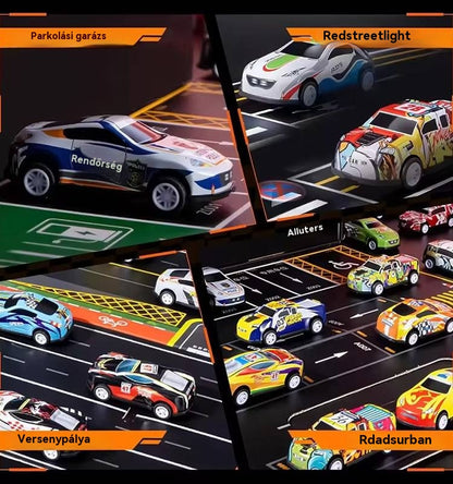 🎅 Korlátozott ideig érvényes promóció: 55% kedvezmény 🎁 48 mini lehúzható autó beépített garázscsomaggal