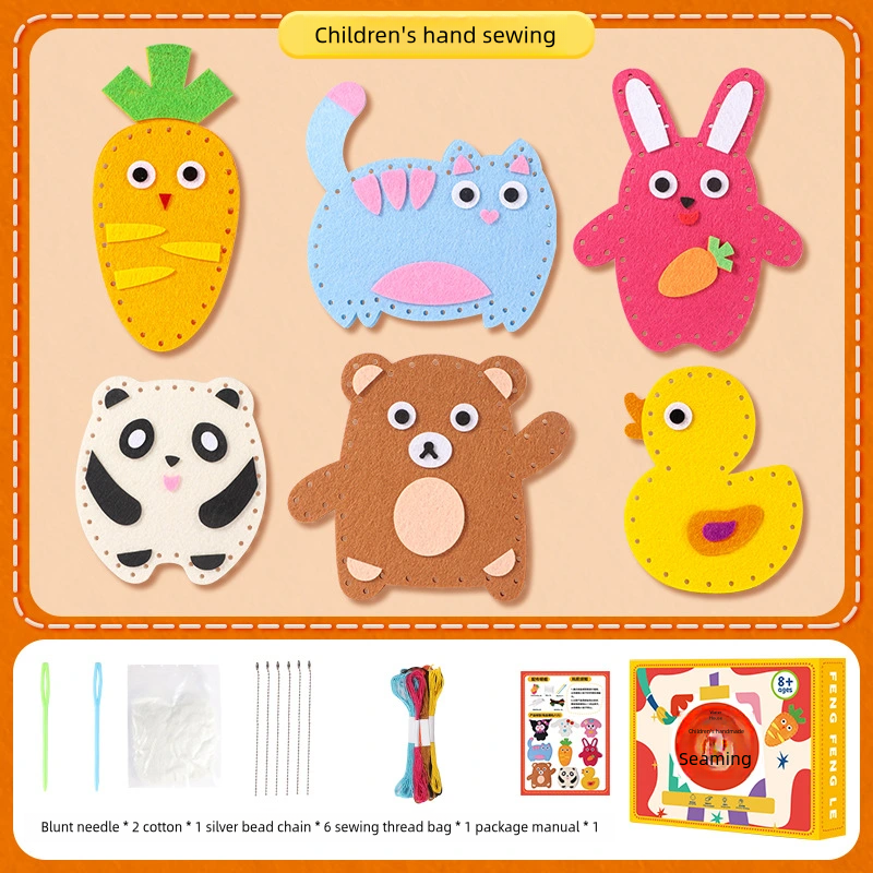 👧🧵DIY varrókészlet, kézzel készített és szórakoztató gyerekeknek