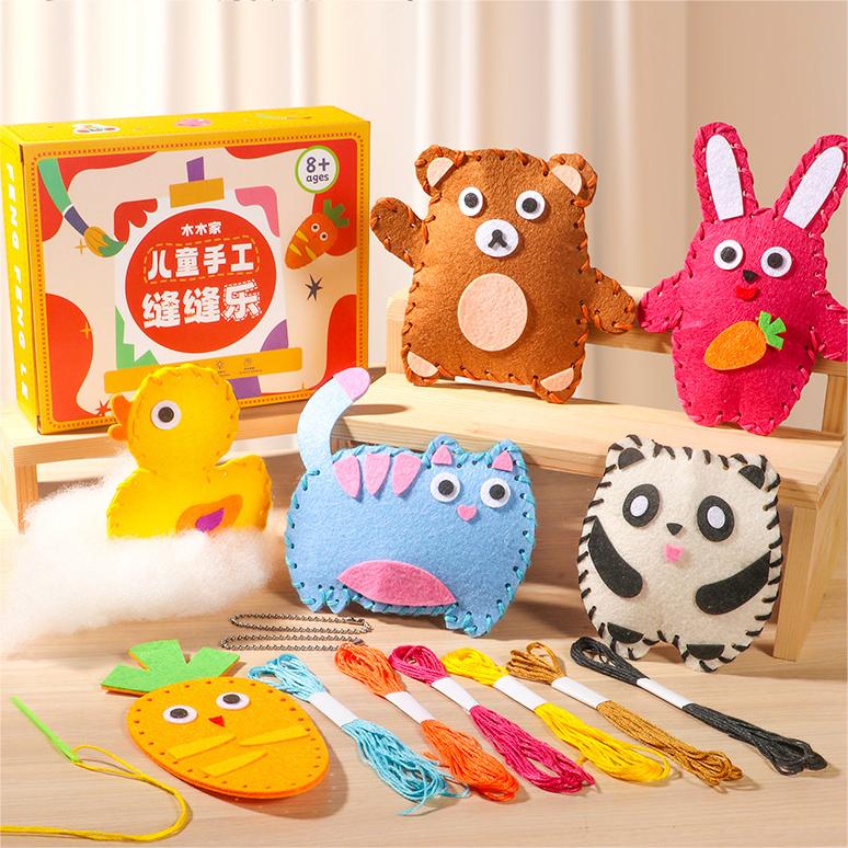 👧🧵DIY varrókészlet, kézzel készített és szórakoztató gyerekeknek