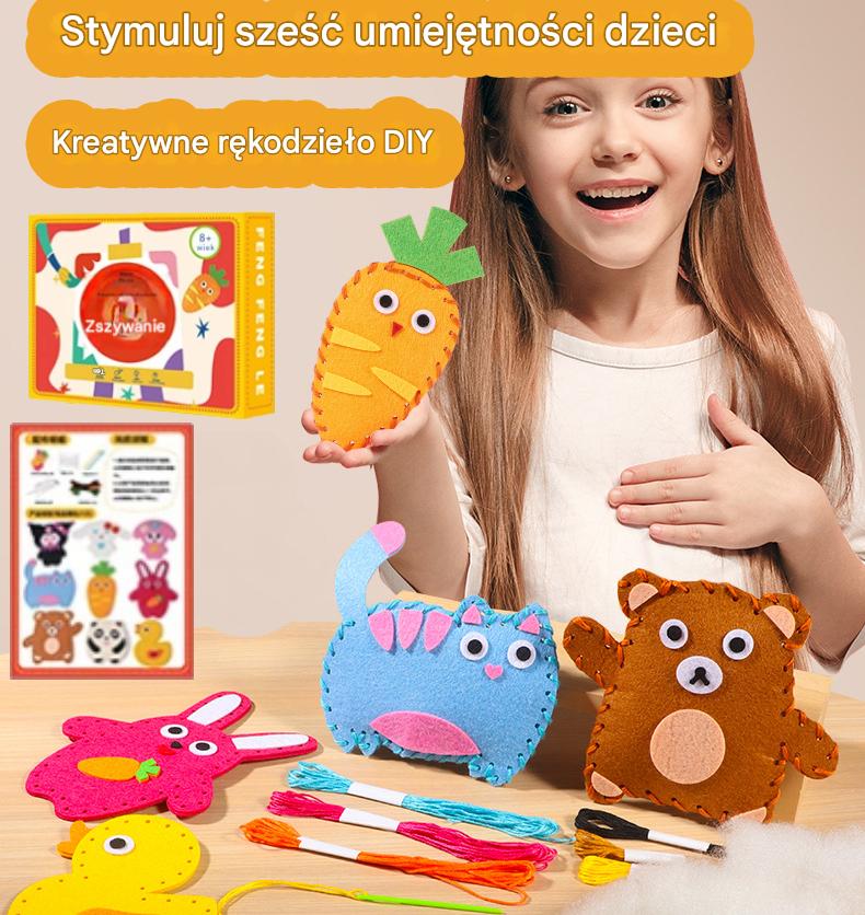 👧🧵DIY varrókészlet, kézzel készített és szórakoztató gyerekeknek